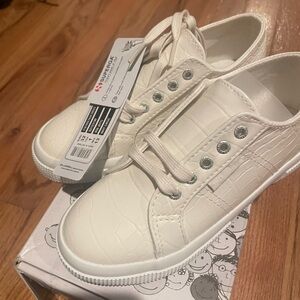 Superga Kids White Sneakers
